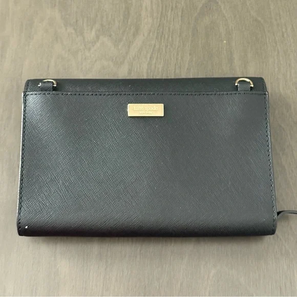 Kate Spade New York Cat's Meow Black Wallet - Picture 2 of 10